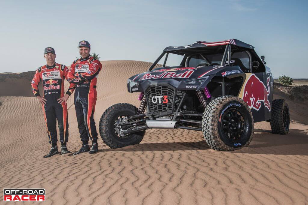 Nasser Al-Attiyah Matthieu Baumel and the OT3 by Overdive in Erfoud, Morocco on October 3, 2019 // Flavien Duhamel/Red Bull Content Pool // AP-22EBTF24H2111 // Usage for editorial use only //