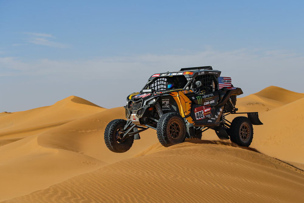 405 Currie Casey (usa), Berriman Sean (usa), Can - Am, Monster Energy Can-Am, SSV, Motul, action during Stage 7 of the Dakar 2020 between Riyadh and Wadi Al-Dawasir, 741 km - SS 546 km, in Saudi Arabia, on January 12, 2020 - Photo Florent Gooden / DPPI