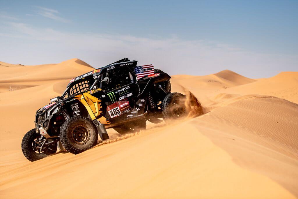 Casey Currie at stage 10 of the 2020 Dakar Rally