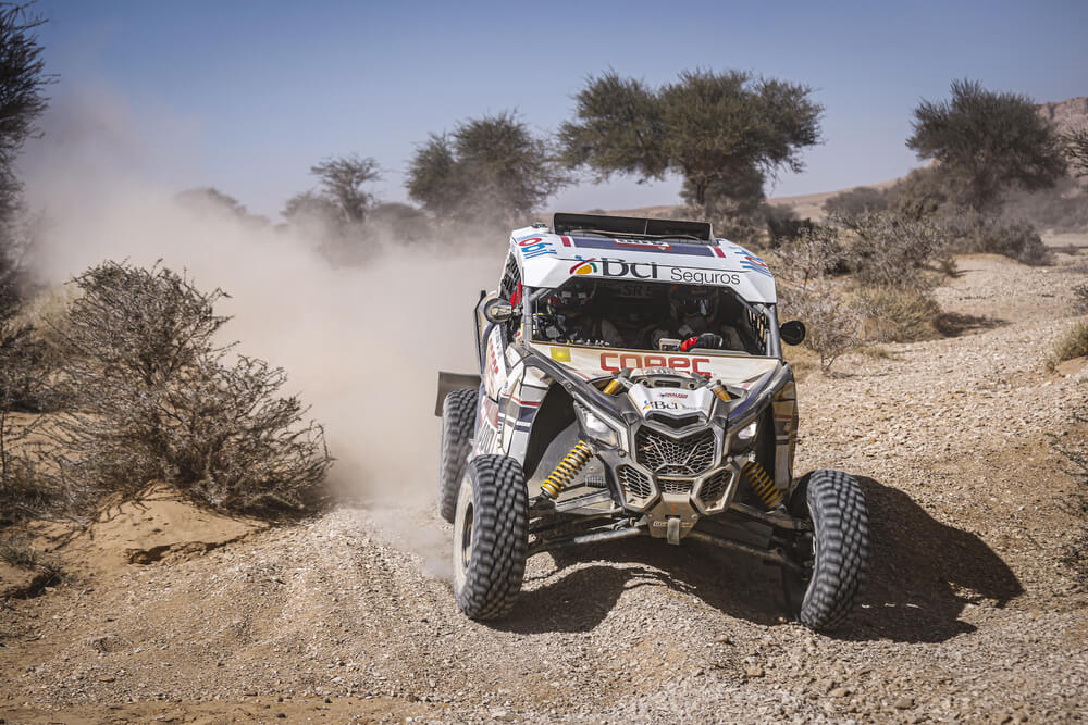 400 Lopez Contardo Francisco (chl), Latrach Vinagre Juan Pablo (chl), Can - Am, South Racing Can-Am, SSV, action during Stage 9 of the Dakar 2020 between Wadi Al-Dawasir and Haradh, 891 km - SS 415 km, in Saudi Arabia, on January 14, 2020 - Photo Francois Flamand / DPPI