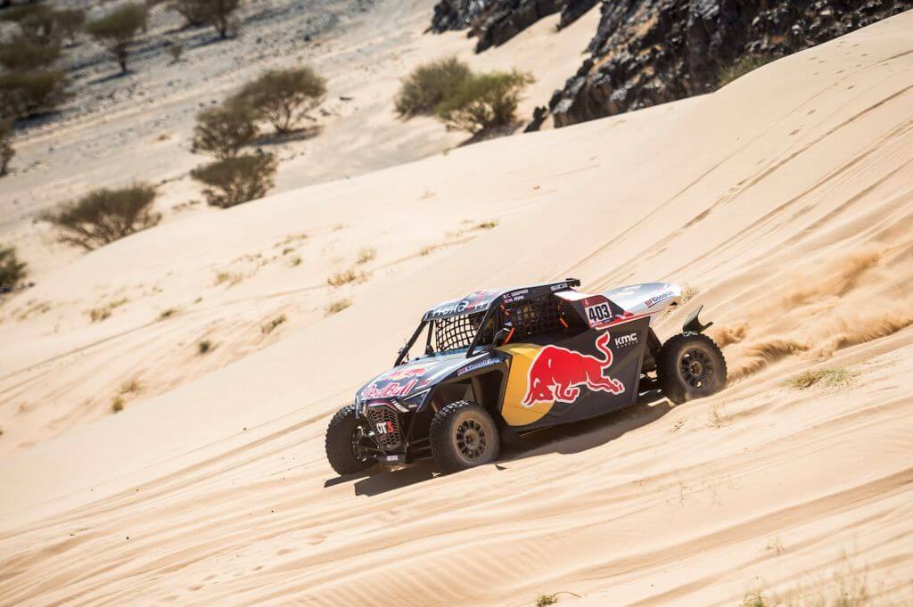 Cyril Despres (FRA) of Red Bull Off-Road Team USA races during stage 01 of Rally Dakar 2020 from Jeddah to Al Wajh, Saudi Arabia on January 05, 2020 // Marcelo Maragni/Red Bull Content Pool // AP-22Q2ZTR9D1W11 // Usage for editorial use only //
