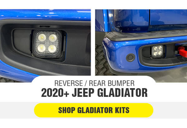 Vision X Lighting Jeep Gladiator 2020 Reverse Rear Bumper