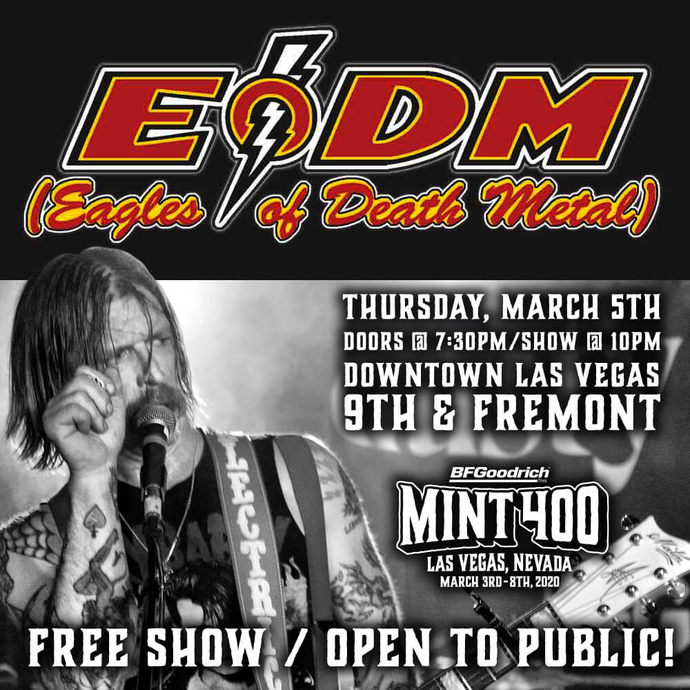 eagles of death metal to headline the mint