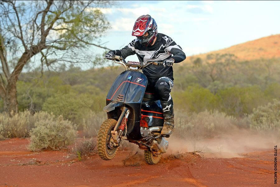 tutto mondo racing is bringing a pair of vespas to the norra mexican
