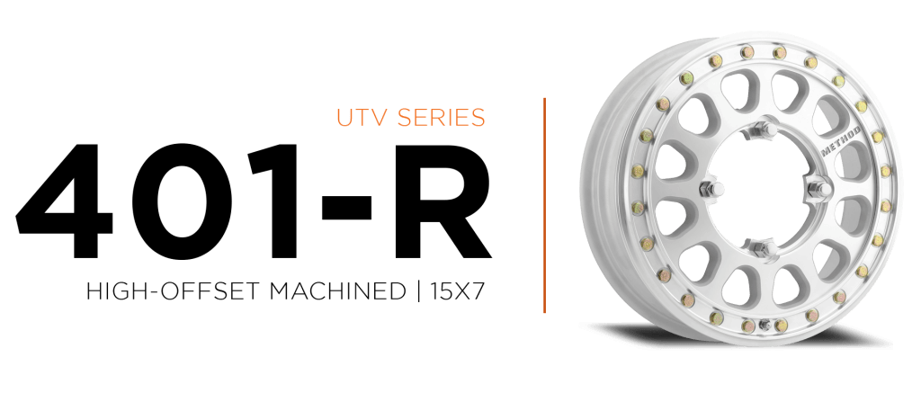 Method Race wheels 401 R UTV Series High Offset Machined