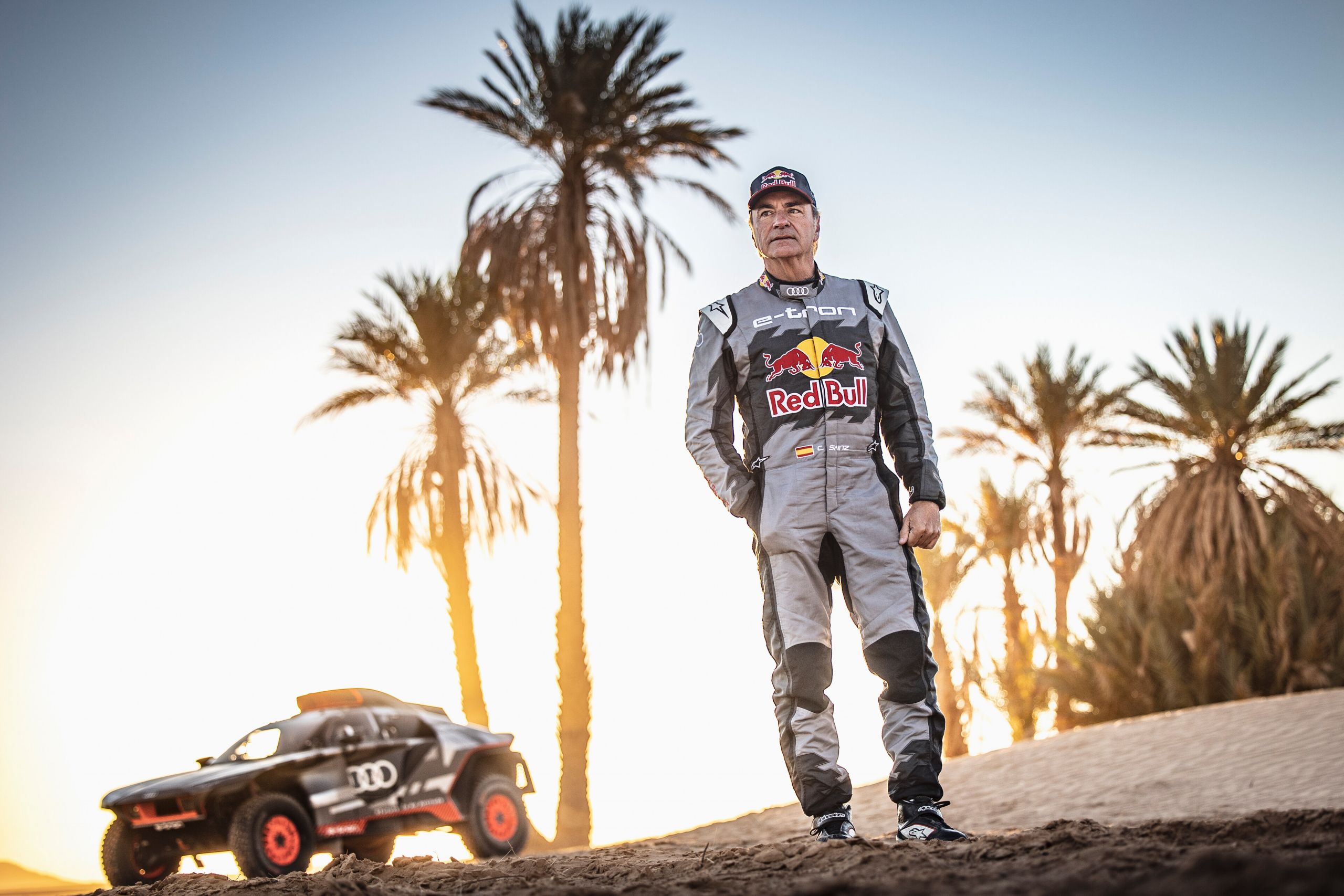 Carlos Sainz redbull dakar rally team